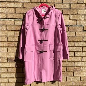 NWT ISAAC MIZRAHI FOR TARGET PINK DUFFLE COAT